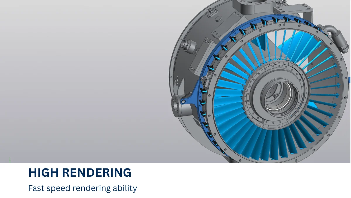 AV View CAD Viewer with high power rendering ability.