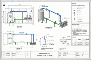 DWG used for piping and electrical schematics